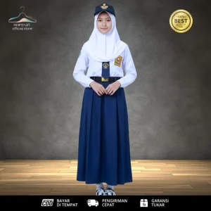 Seragam Putih SMP Kemeja Lengan Panjang