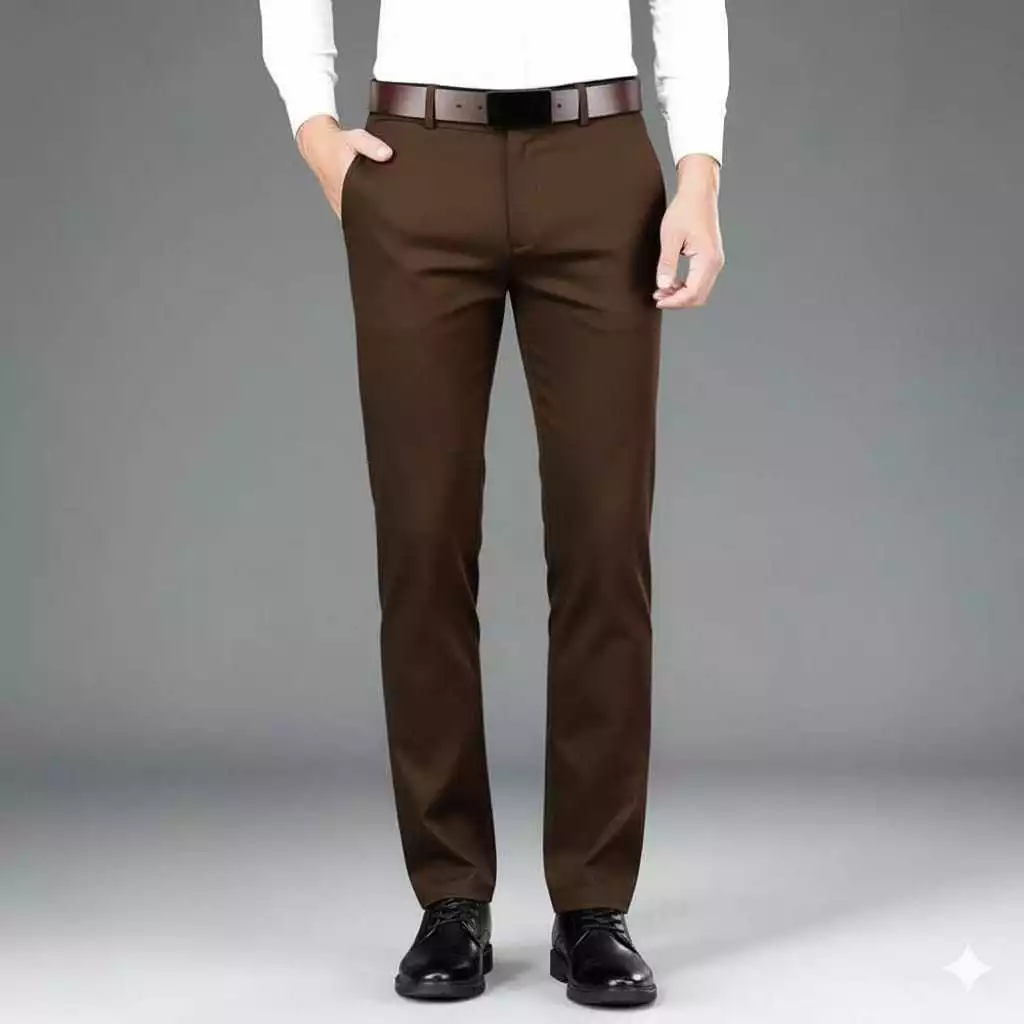 Celana Kantor Formal Pria Slimfit Coffee
