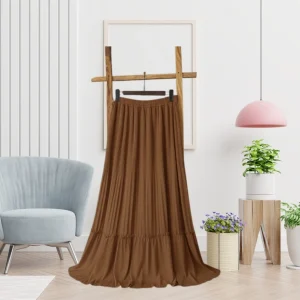 Rok Plisket 1 Susun Skirt Ruffle Wanita Anti Nerawang Milo